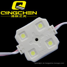 Fabrik Direktverkauf 5050 Wasserdichte 4 LEDs Einzelfarbe LED-Modul Weiß / Rot / Gelb / Blau Werbung Projektschilder